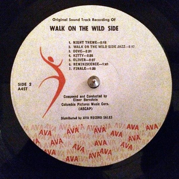 Elmer Bernstein : Walk On The Wild Side (The Music From The Motion Picture) (LP, Album, Mono)