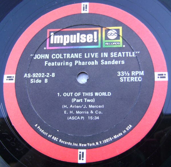 John Coltrane Featuring Pharoah Sanders : Live In Seattle (2xLP, Album, Gat)