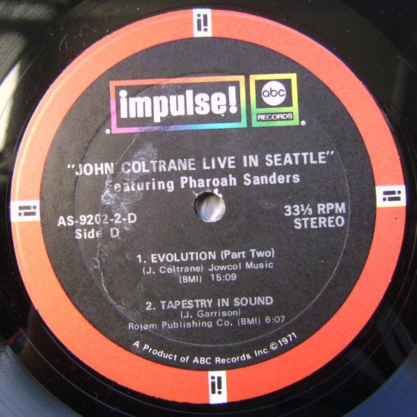 John Coltrane Featuring Pharoah Sanders : Live In Seattle (2xLP, Album, Gat)