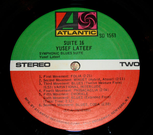 Yusef Lateef : Suite 16 (LP, Album, RI )