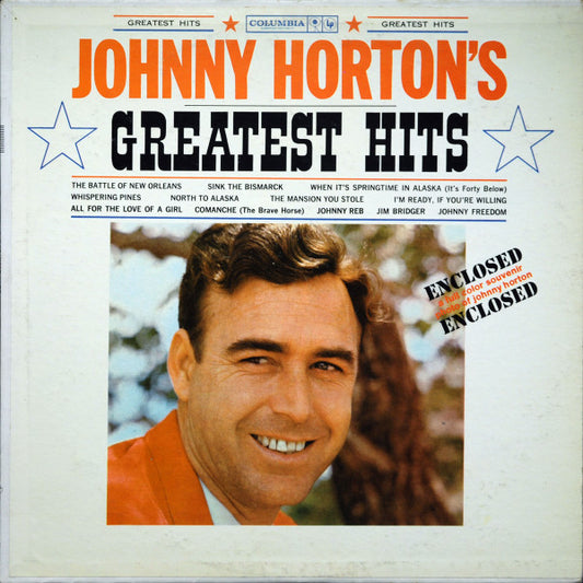 Johnny Horton : Johnny Horton's Greatest Hits (LP, Comp, Mono, 1st)