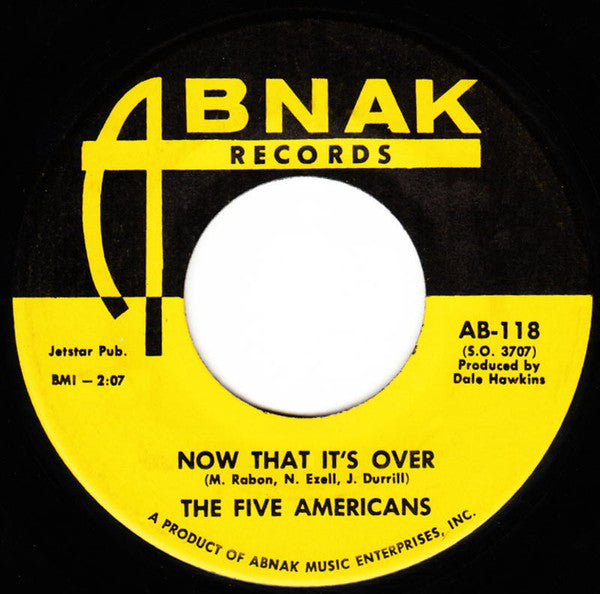 The Five Americans : Western Union / Now That It's Over (7", Single)