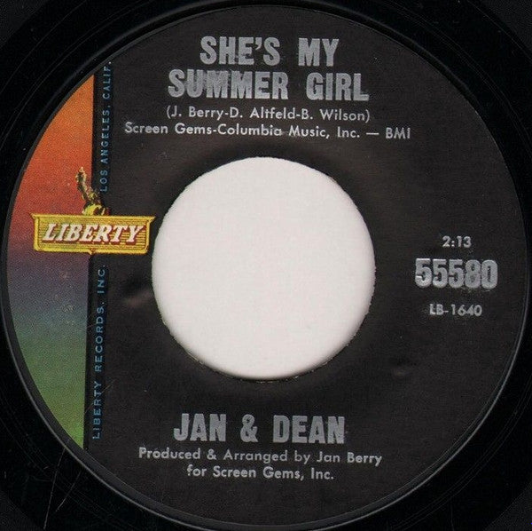 Jan & Dean : Surf City (7", Single, Styrene, Hol)
