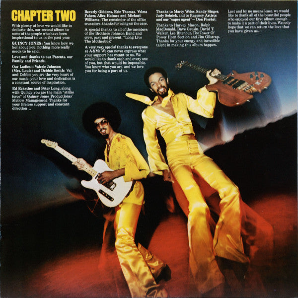 Brothers Johnson : Right On Time (LP, Album, Pit)