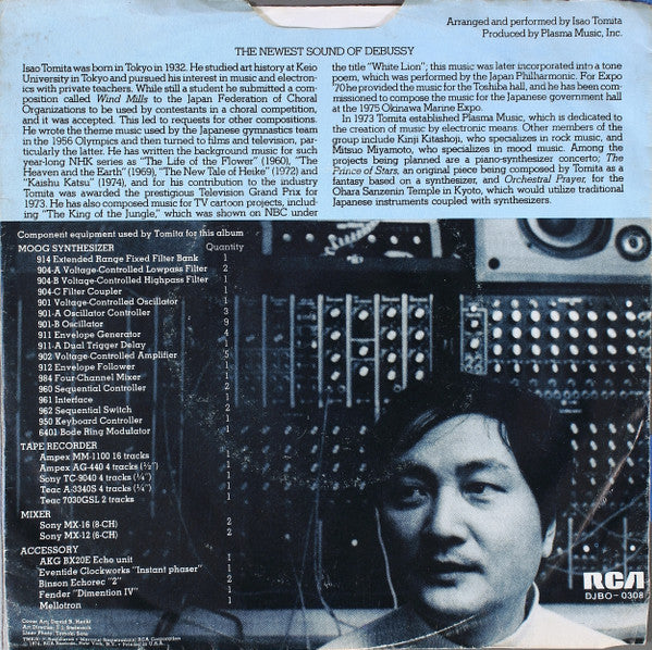 Tomita : Golliwog's Cakewalk / Clair De Lune (7", Promo, Smplr)