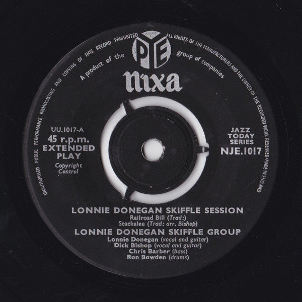 Lonnie Donegan Skiffle Group* : Skiffle Session (7", EP, 3 P)