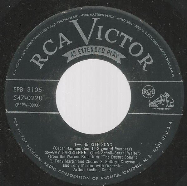 Kathryn Grayson And Tony Martin (3) : The Desert Song (2x7", Album)