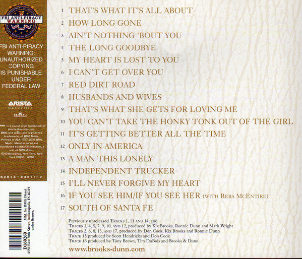 Brooks & Dunn : The Greatest Hits Collection II (CD, Comp, Club)