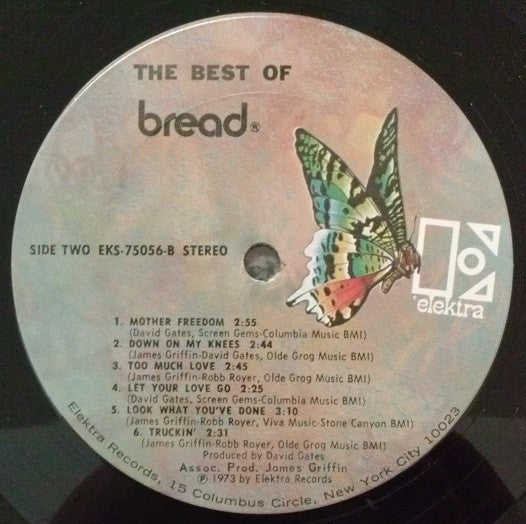 Bread : The Best Of Bread (LP, Comp, Ter)
