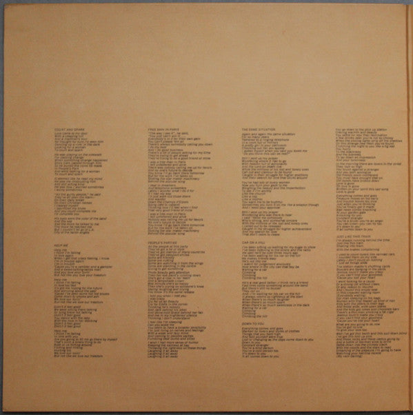 Joni Mitchell : Court And Spark (LP, Album, San)