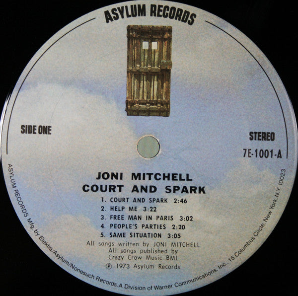 Joni Mitchell : Court And Spark (LP, Album, San)