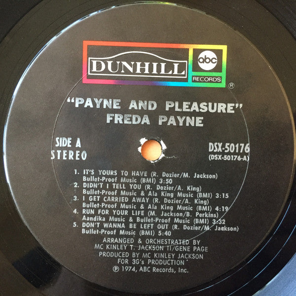 Freda Payne : Payne And Pleasure (LP, Album)