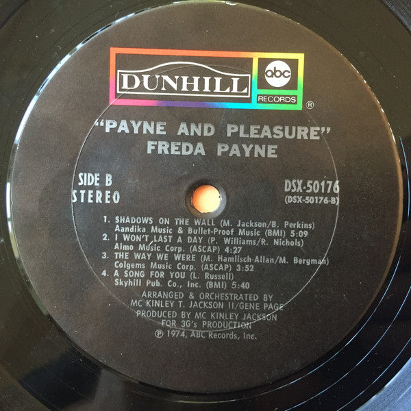 Freda Payne : Payne And Pleasure (LP, Album)