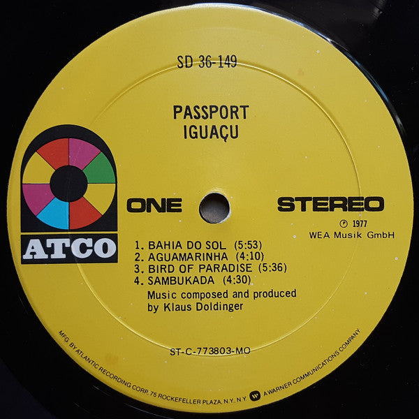 Passport (2) : Iguaçu (LP, Album, Mon)