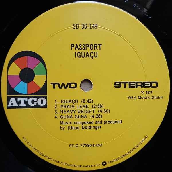 Passport (2) : Iguaçu (LP, Album, Mon)