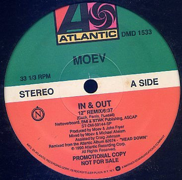 Moev : In & Out (12", Promo)