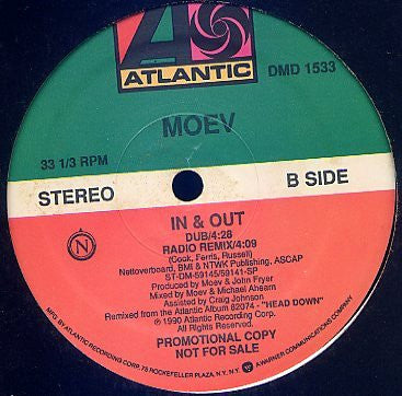 Moev : In & Out (12", Promo)
