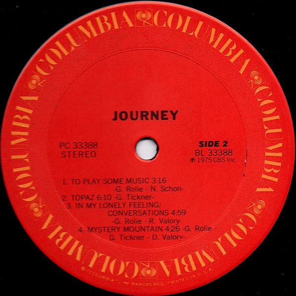 Journey : Journey (LP, Album, Pit)