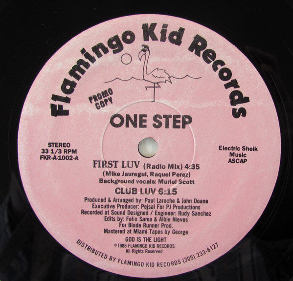 One Step : First Luv (12", Maxi, Promo)