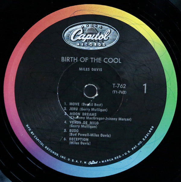Miles Davis : Birth Of The Cool (LP, Comp, Mono)