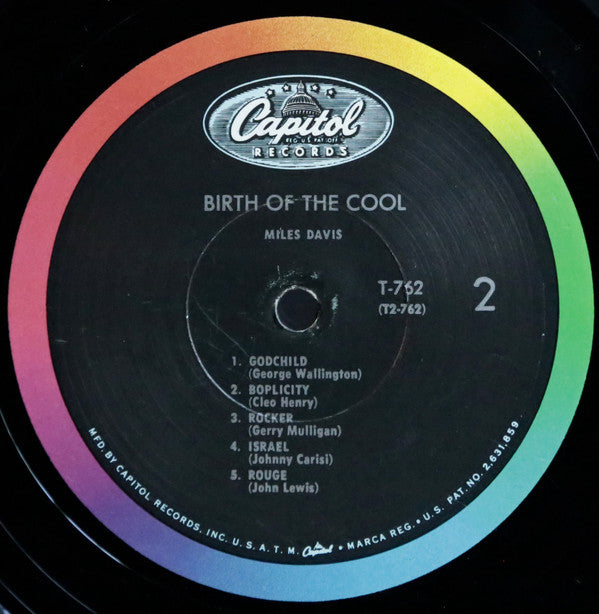 Miles Davis : Birth Of The Cool (LP, Comp, Mono)