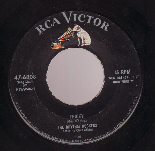 The Rhythm Rockers* Featuring Chet Atkins : Tricky / Peanut Vendor (7")