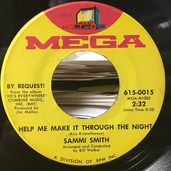Sammi Smith : Help Me Make It Through The Night / When Michael Calls (7")