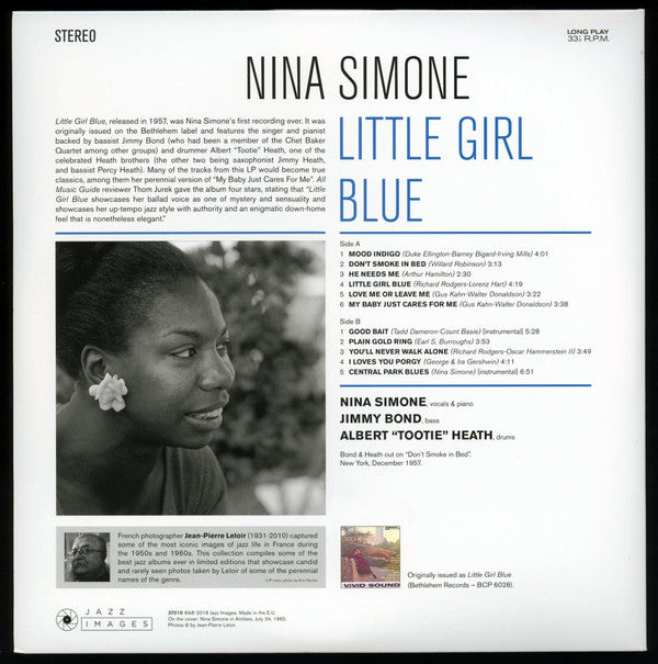 Nina Simone : Little Girl Blue (LP, Album, Dlx, Ltd, RE, 180)