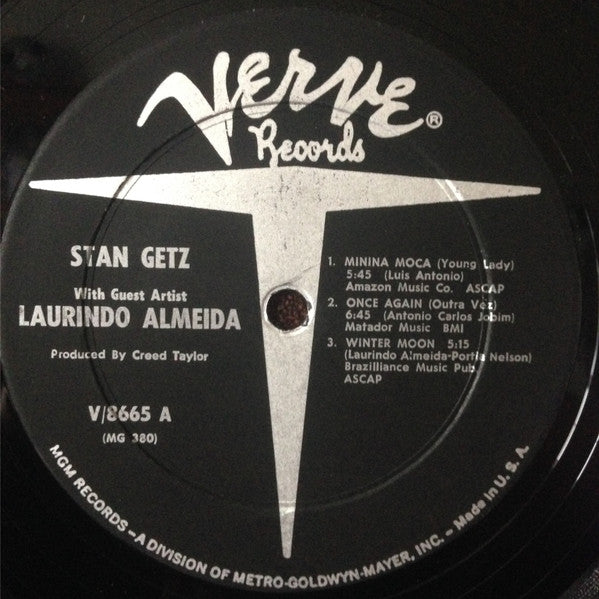 Stan Getz With Laurindo Almeida : Stan Getz With Guest Artist Laurindo Almeida (LP, Album, Mono)