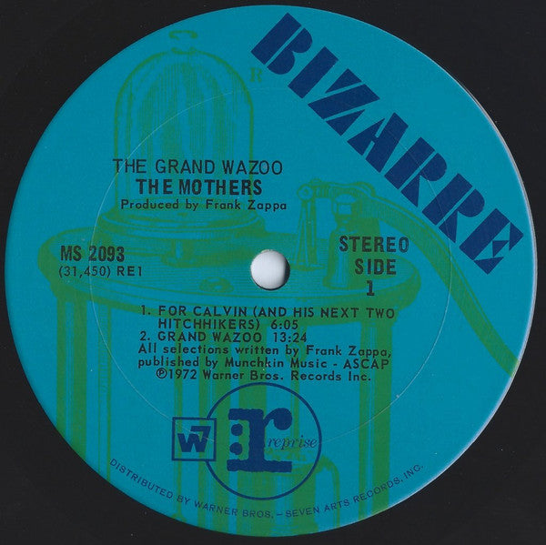 The Mothers : The Grand Wazoo (LP, Album, San)