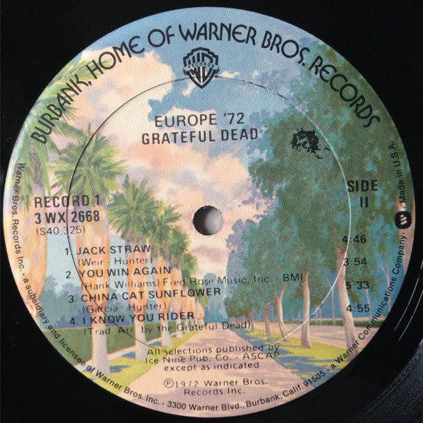 The Grateful Dead : Europe '72 (3xLP, Album, RE, Tri)
