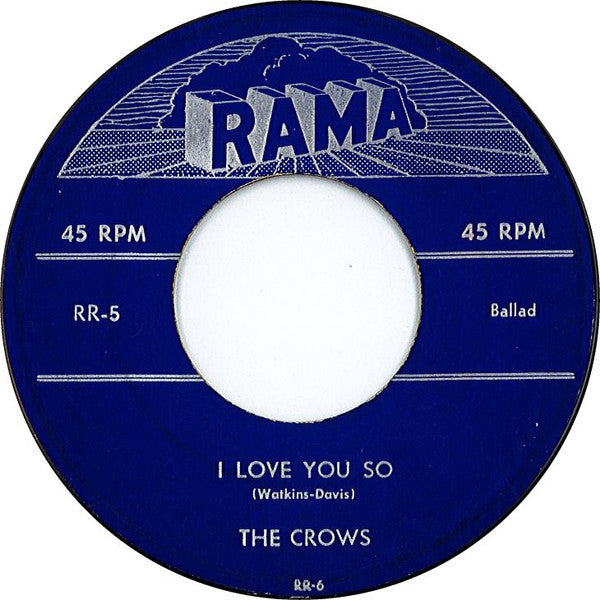 The Crows : Gee / I Love You So (7", Single)
