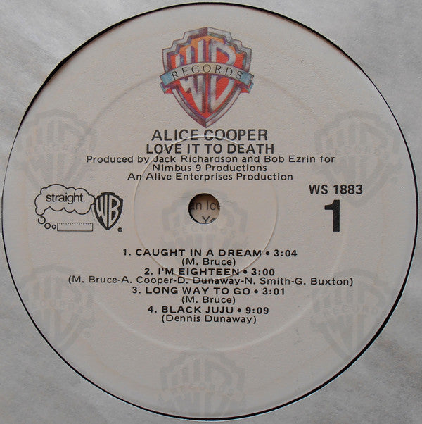 Alice Cooper : Love It To Death (LP, Album, RE, RP, Spe)