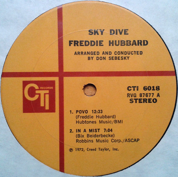 Freddie Hubbard : Sky Dive (LP, Album, Gat)