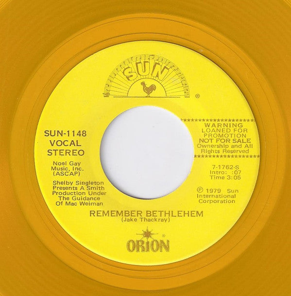 Orion (23) : Silent Night (7", Promo, Yel)