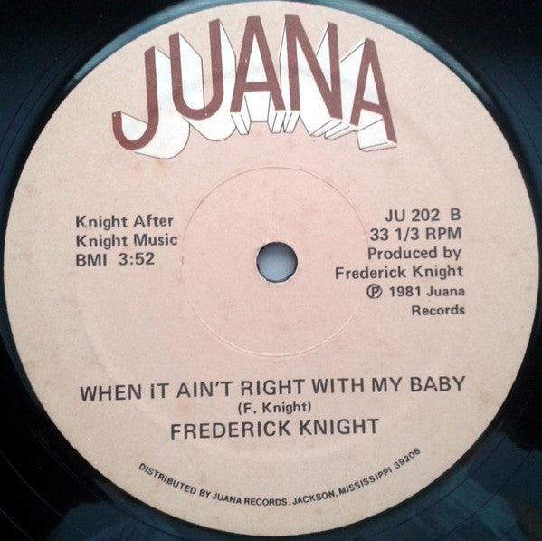 Frederick Knight : Let Me Ring Your Bell Again (12")