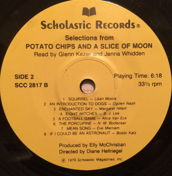 Glenn Kezer And Jenna Whidden : Selections From Potato Chips And A Slice Of Moon: Poems You'll Like (7", MiniAlbum)