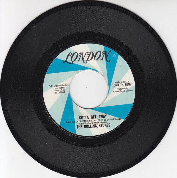 The Rolling Stones : As Tears Go By (7", Single)