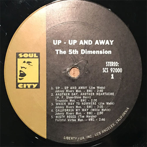 The 5th Dimension* : Up, Up And Away (LP, Album, RP, Ter)