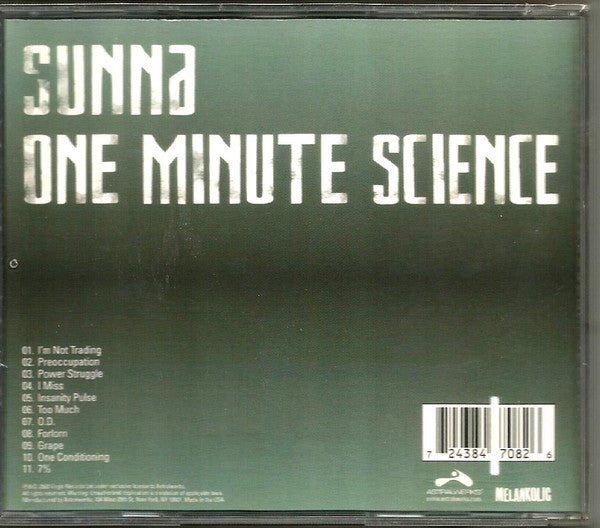 Sunna : One Minute Science (CD, Album)