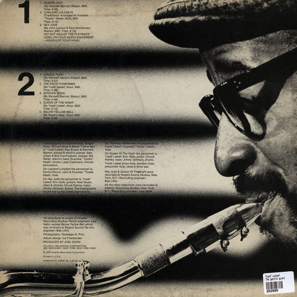 Yusef Lateef : The Gentle Giant (LP, Album, Mon)