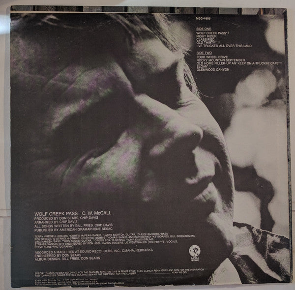 C.W. McCall : Wolf Creek Pass (LP, Album)