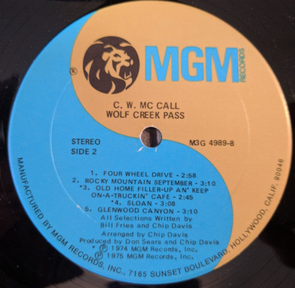 C.W. McCall : Wolf Creek Pass (LP, Album)