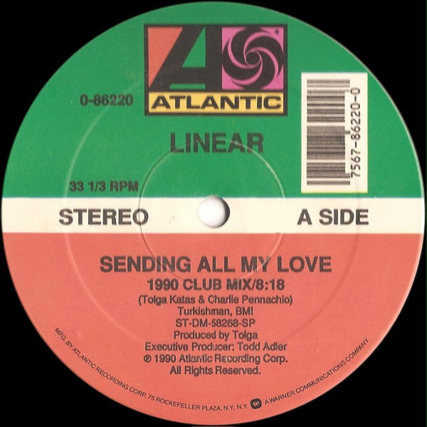 Linear : Sending All My Love (12")