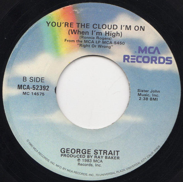 George Strait : Let's Fall To Pieces Together (7", Single, Glo)