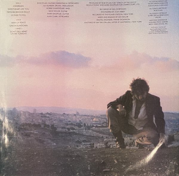 Bob Dylan : Infidels (LP, Album, Car)