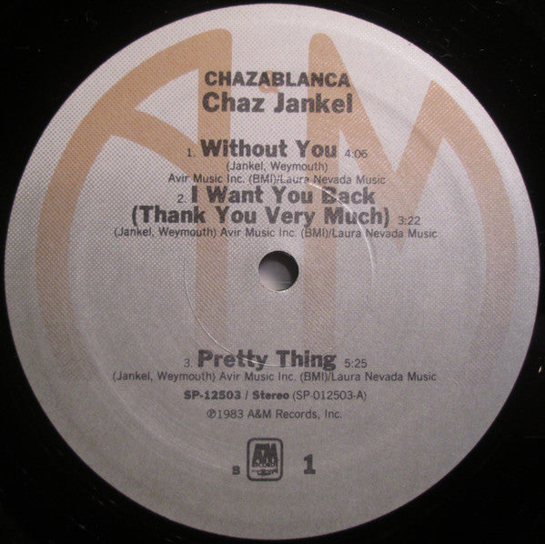 Chaz Jankel* : Chazablanca (LP, Album, B -)