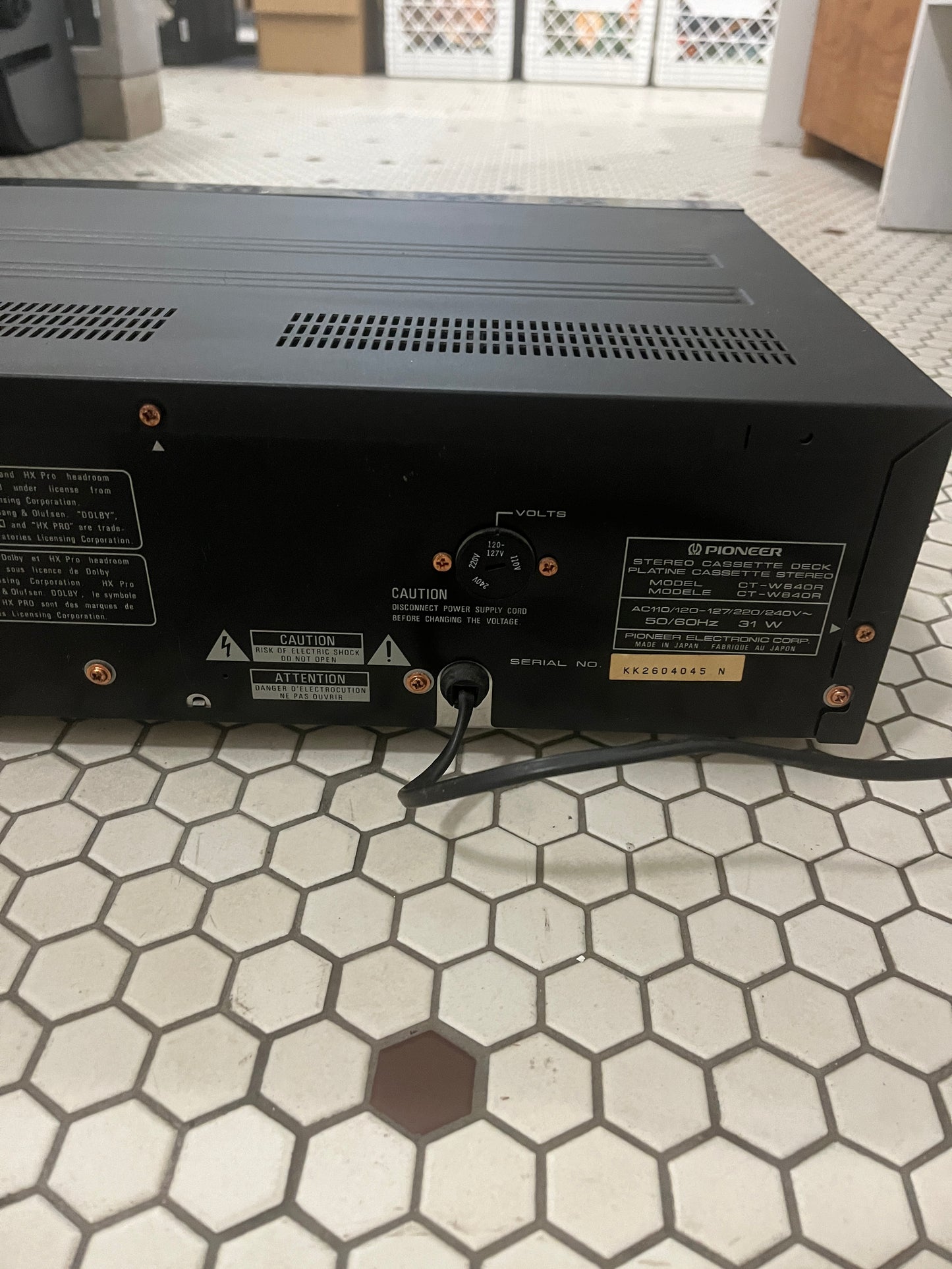 Pioneer CT-W840R cassette deck