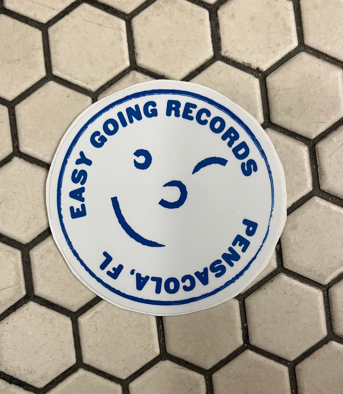 Smiley Circle Sticker