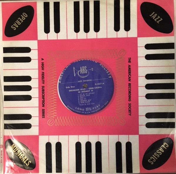 Gene Krupa, Gene Krupa And His Orchestra : Drummer Man - Gene Krupa In Highest Fi (LP, Ltd)